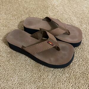 Rainbow Platform Sandals